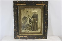 Large Framed Civil War Era Portrait 2