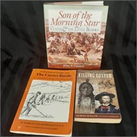 Three Colonel Custer historical books