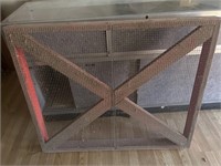 Primitive chicken wire gate 48x4x40