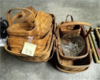 Stack of Longaberger Baskets