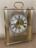 "Seiko" Brass Desk Clock with a Handle