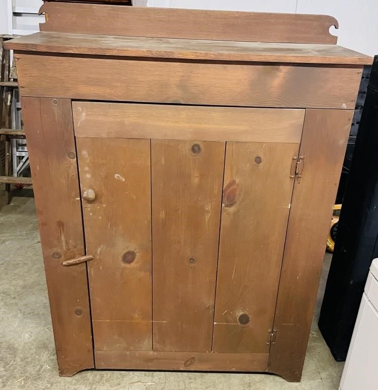 Antique 1 Door Cupboard (49”x38”)