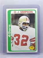 OJ Simpson 1978 Topps