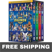 Digimon Complete Series DVD Season 1-4 Box Set