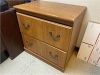 2-Drawer Wood Filing Cabinet