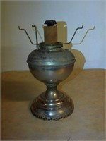 Antique Nickel B&H Kerosene Lamp