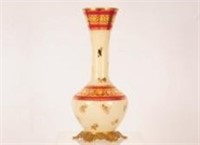 Glass Vase-Brass Casting FK7-V1114-1-J113-HR02-B04