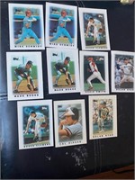 10 BASEBALL CARD LOT NOLAN RYAN  MIKE SCHMIDT & WA