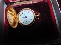 HAMPDEN GERMAN POCKET WATCH & FOB / LR