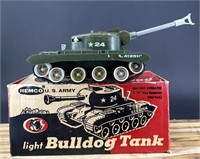 Vintage Us Army Bulldog Tank In Original Box