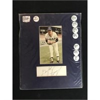 Gaylord Perry Cut Auto With Photo