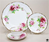 Royal Albert "American Beauty" China Set / 42 pc