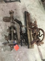 3 vintage post drill presses