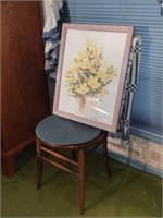 Antique Oak Chair, Hanns Framed Print