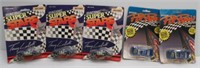 (2) Sonoco Official pit row cars and (3) Matchbox