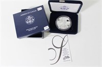 2007 PROOF SILVER EAGLE W BOX PAPERS