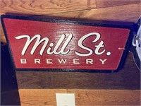 Mill St. Brewery Bar Sign