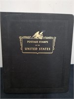 Collectible postage stamp binder with collectible