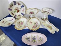 Painted Porcelain Serving dishes