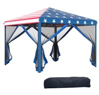 $149 Outsunny pop up canopy American flag