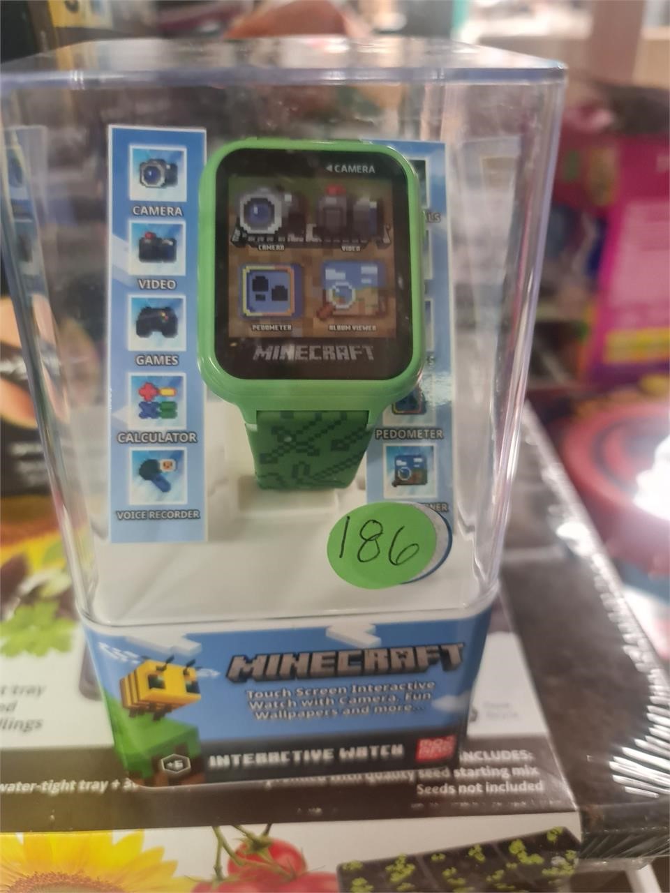 Minecraft interactive watch