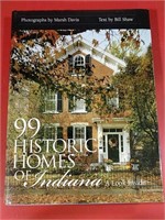 99 Historic Homes of Indiana hardcover book