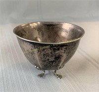 Persian 840 silver footed cup, coupe en argent