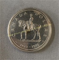 1973 Canada silver dollar en argent