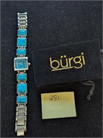 Burgi BTV016 Turquoise Watch