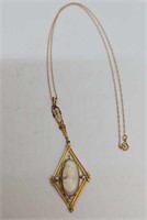 Jewelry - Antique Victorian Gold Cameo Lavaliere