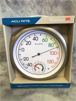 Acu-Rite Speedometer/Tach Design Wall Thermometer