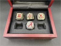 (4) Alabama National Championship Rings