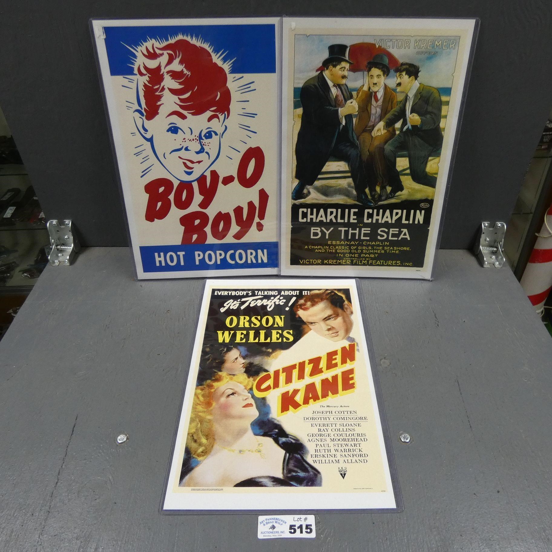 Charlie Chaplin, Orson Welles, Boy-O Boy Posters