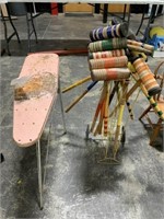 Childrens Ironing Board and Croquet Set