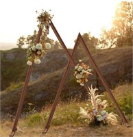 Ssusire Wooden Wedding Arch Stand: Heavy Duty