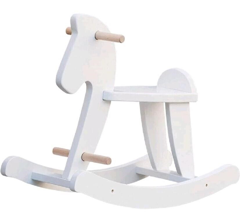 labebe - Wooden Rocking Horse, Baby Wood Ride On T