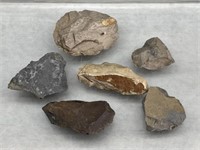 Native American Stone Tools From Large Collection