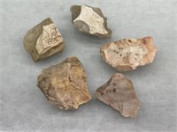 Native American Stone Tools From Large Collection