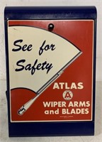 Atlas Wiper Arms and Blades display w/ contents
