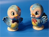 Vintage Bird Couple Salt & Pepper Shakers