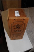 EAGLE RARE WOOD WHISKEY BOX