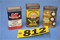 Vintage cardboard patch kits incl Western Auto
