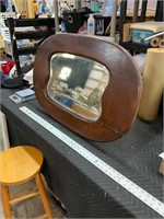 antique oval wall mirror