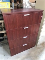 4 Drawer Lateral File Cabinet with Key