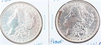 Coin 2 Morgan Silver Dollars 1886 & 1889