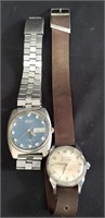 Pair of automatic men's wrist watches