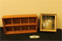Wood Display Shelf & Deep Shadow Box