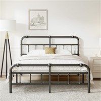 14IN King Metal Bed Frame  Heavy Duty