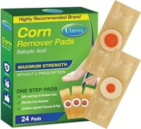 2 packs of Ulensy 24 pcs Corn Remover Pads, Toe