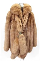 Geoffrey Beene Fur Coat Tinted Fur Coat
